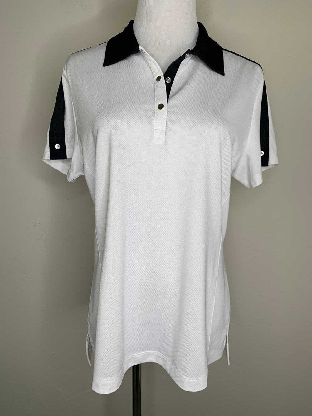 Tail White Label White Black Sz Large Sportswear Golf Tennis